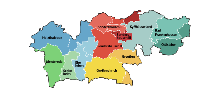 Legende Karte Kirchenkreis Bad Frankenhausen-Sondershausen