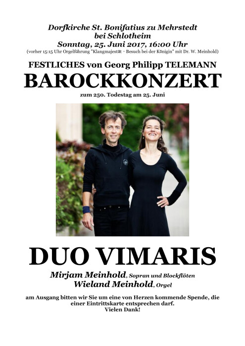 Plakat Konzert Mehrstedt 2017