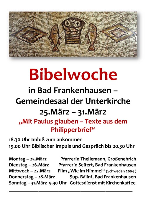 Bibelwoche Bad Frankenhausen 2019