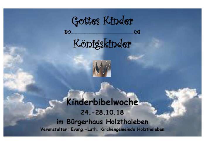 Kinderbibelwoche HTL 2018