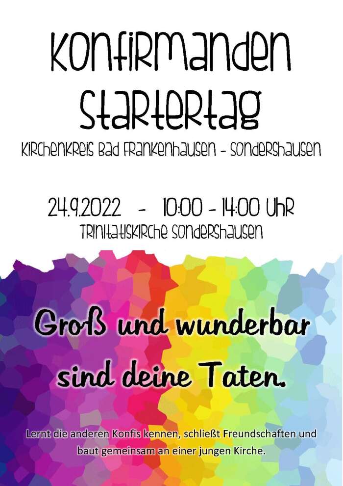 Konfirmanden-Startertag 2022