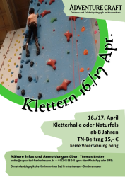 Klettern im April 26