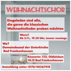 Weihnachts-Gospelchorprojekt